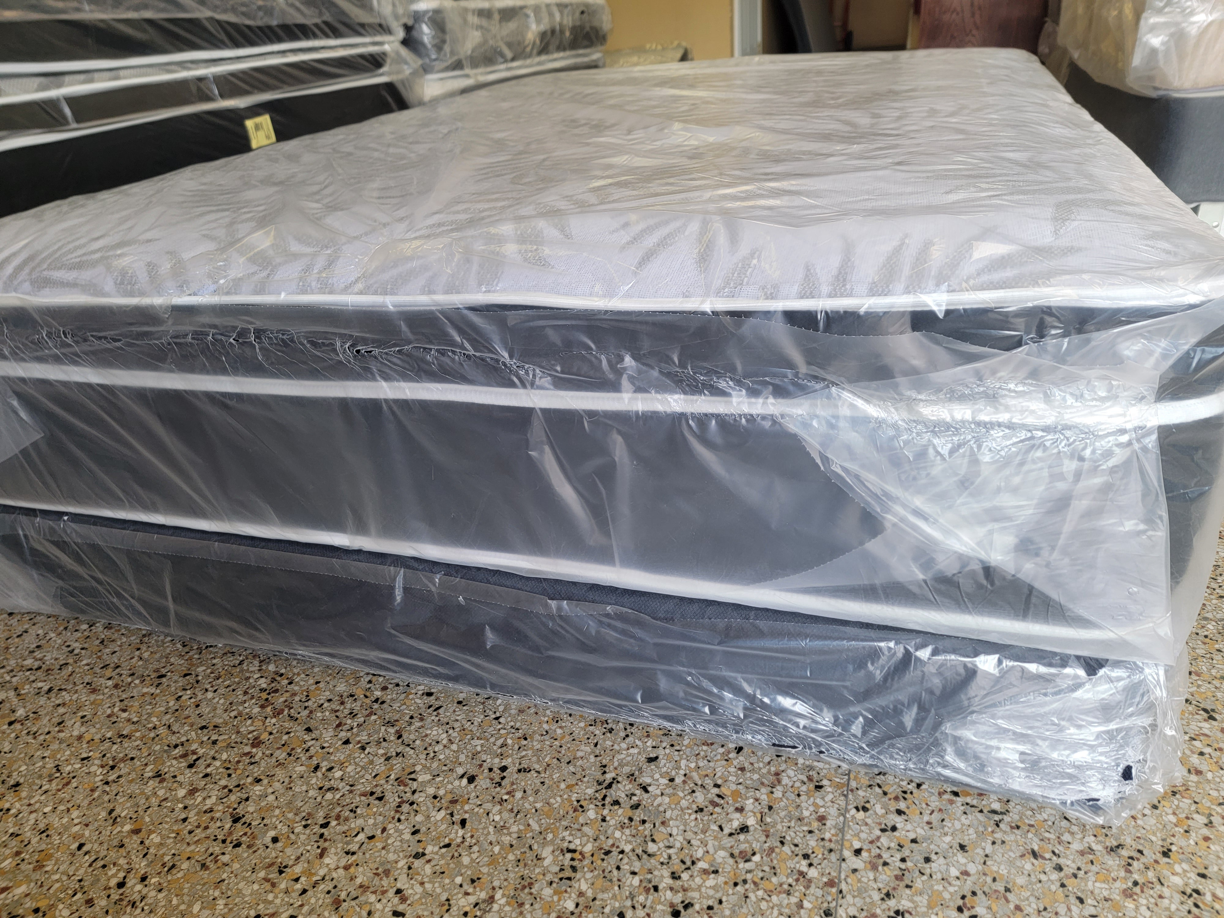 Jumbo pillow shop top mattress